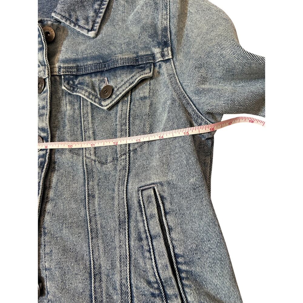 Cropped Denim Jacket - image 6
